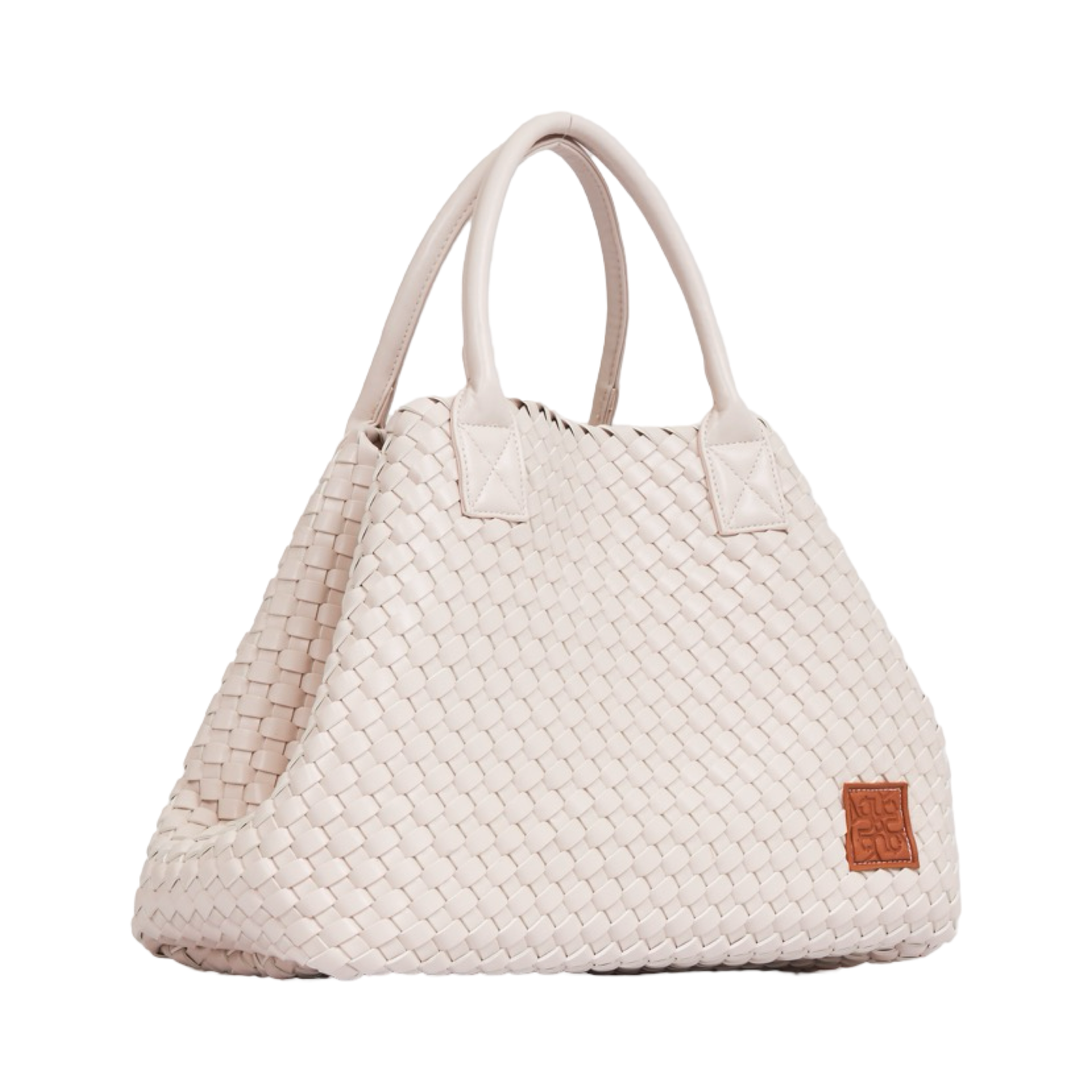 Woven Tote Bag - Ivory
