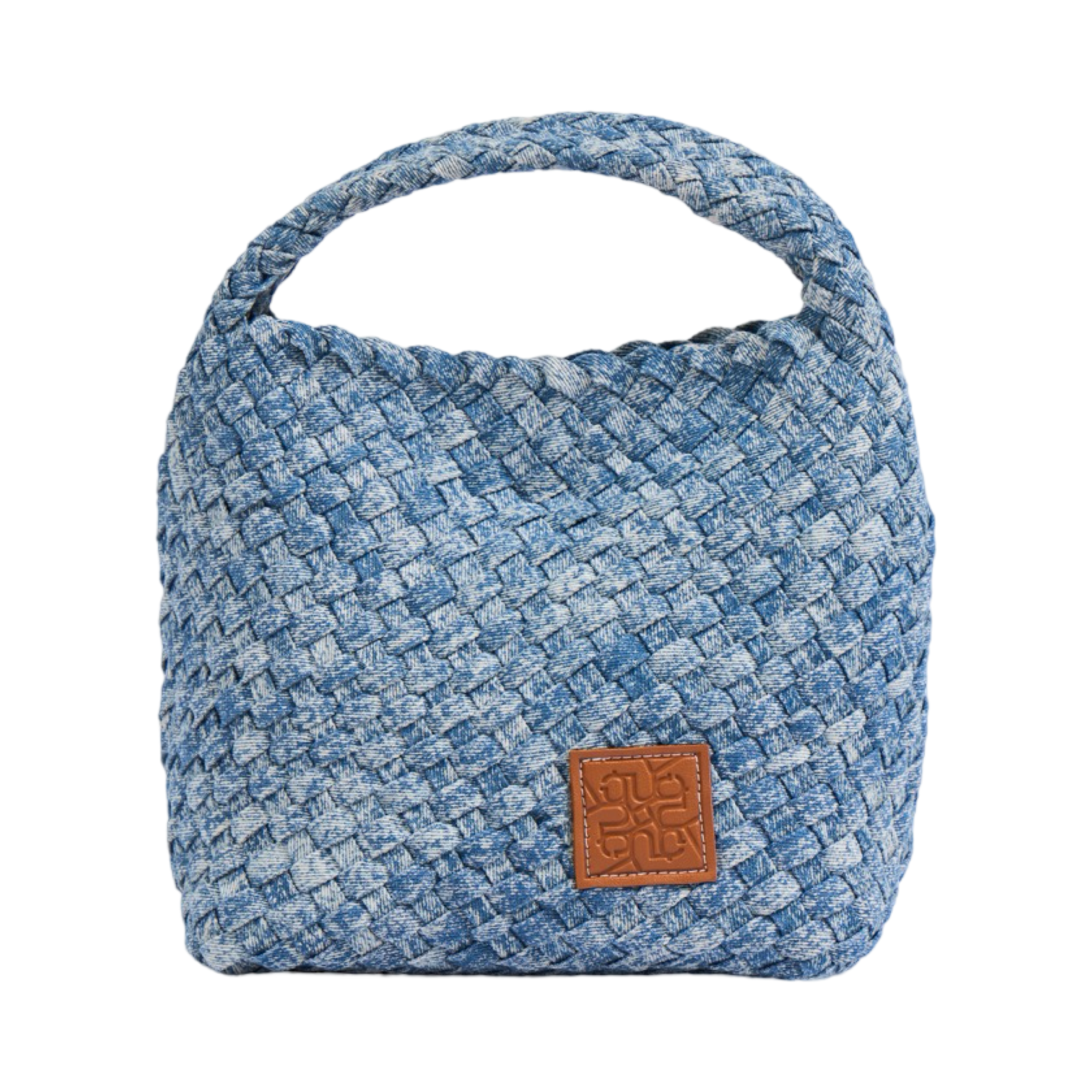 Midnight Weave – Denim Tote Bag M – Super Fade