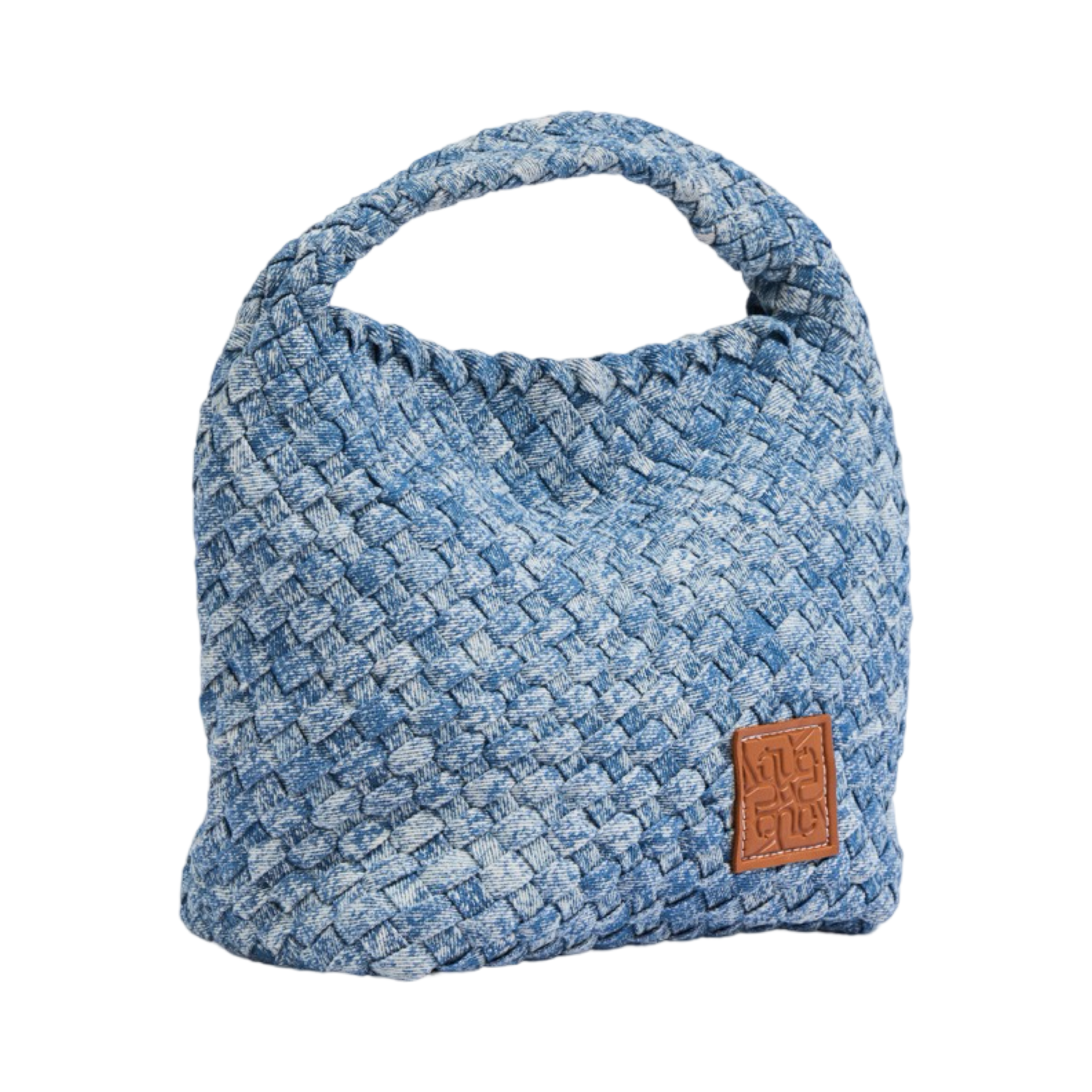 Midnight Weave – Denim Tote Bag M – Super Fade