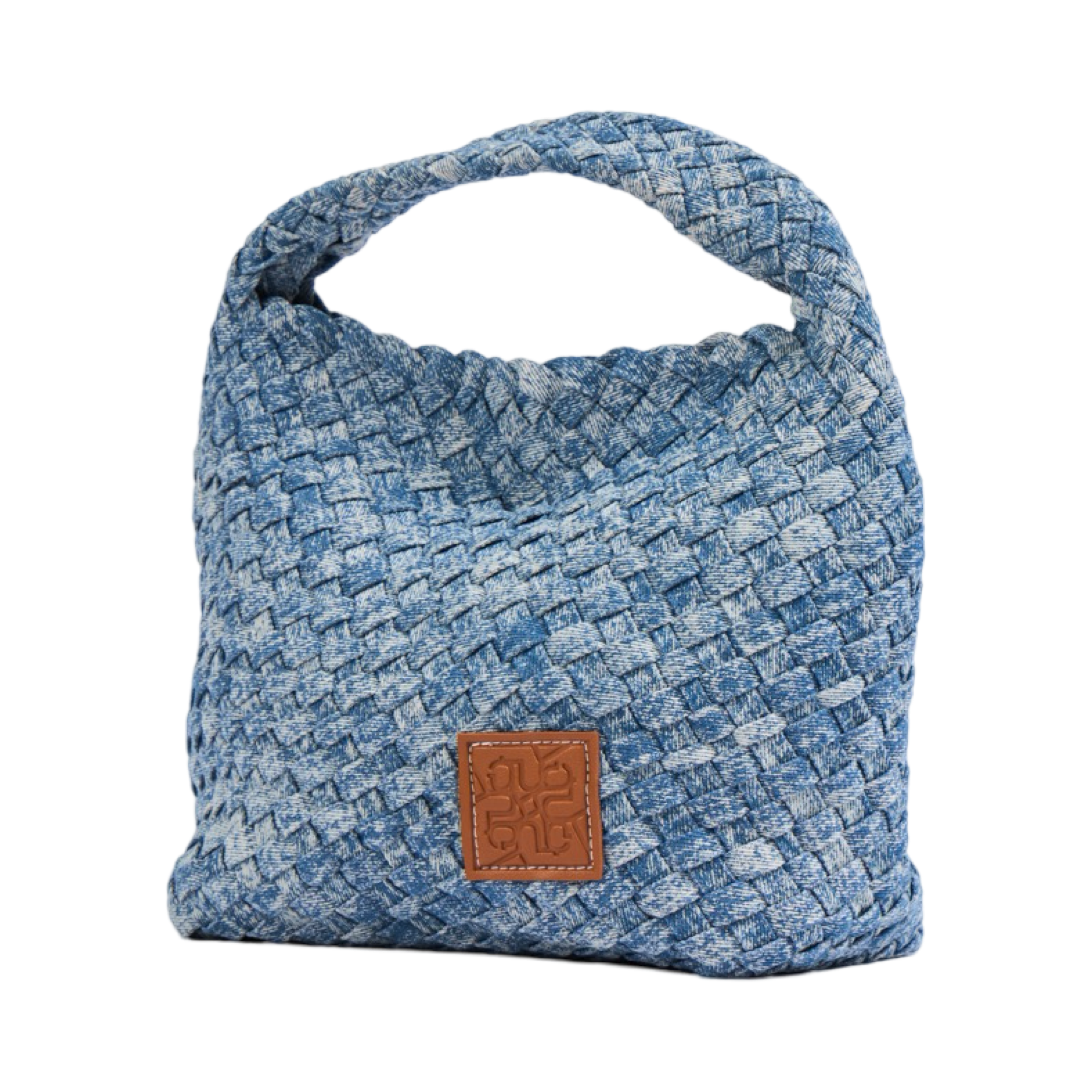 Midnight Weave – Denim Tote Bag M – Super Fade