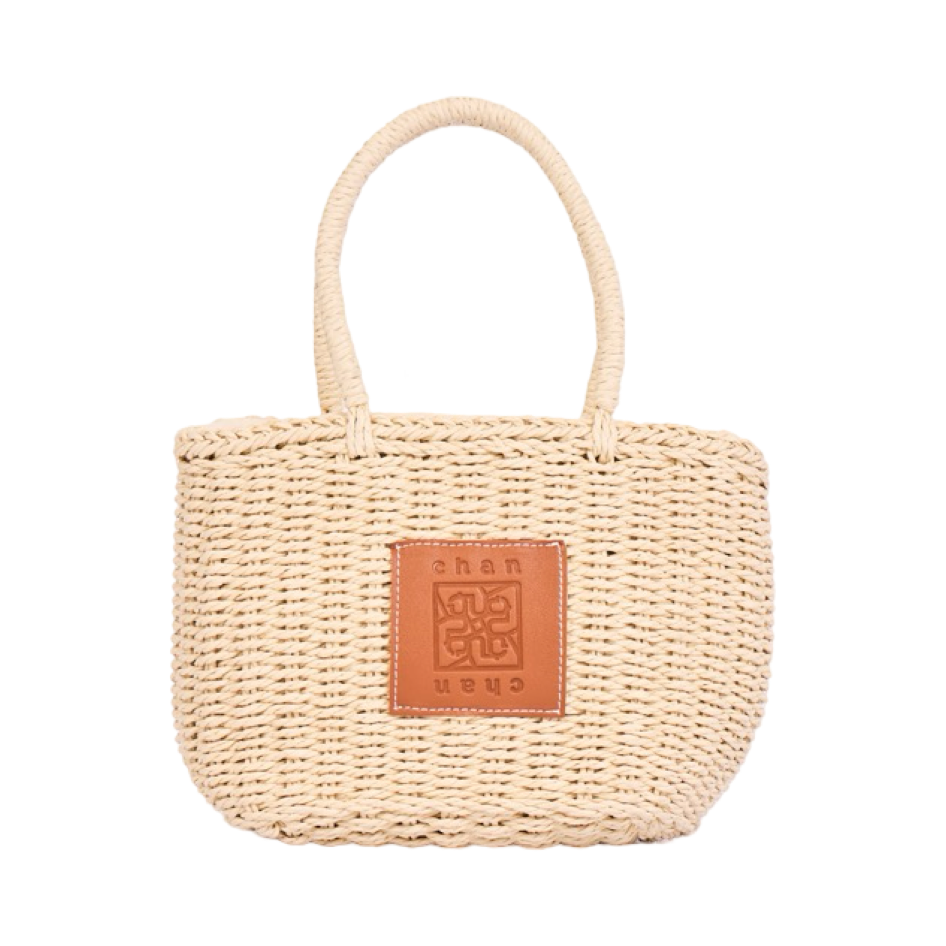 Everyday Earth – Straw Mini Basket Bag – Beige