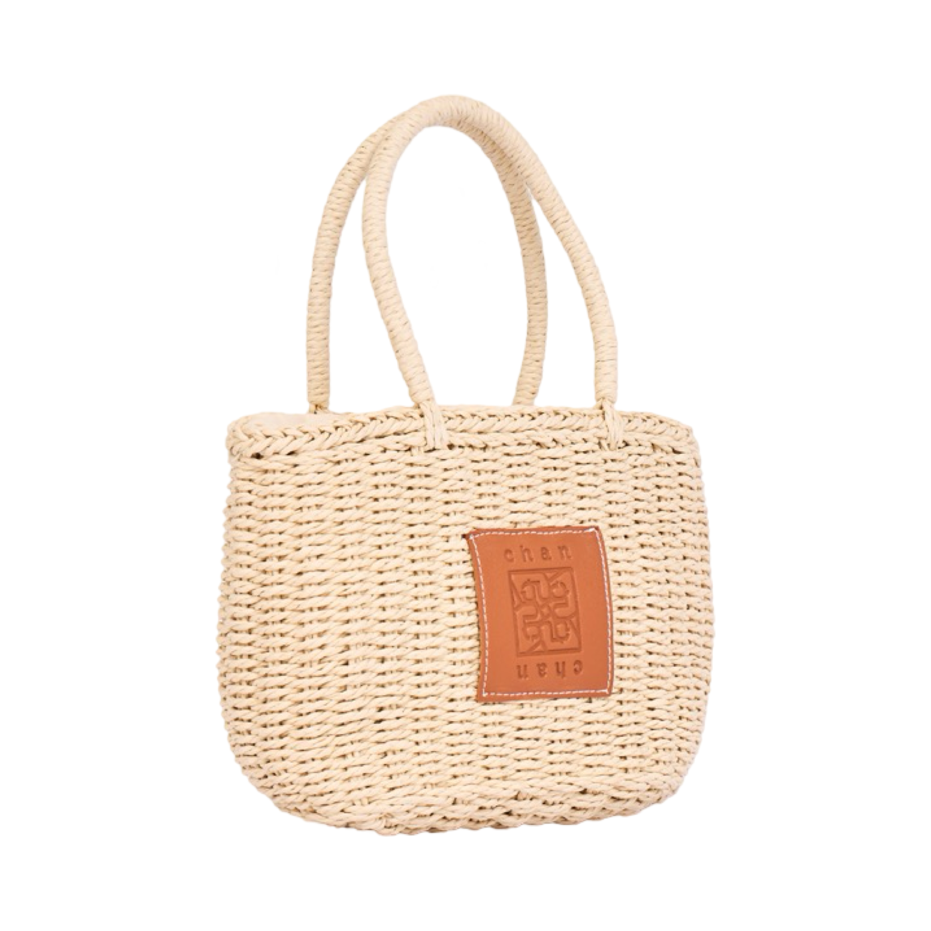 Everyday Earth – Straw Mini Basket Bag – Beige