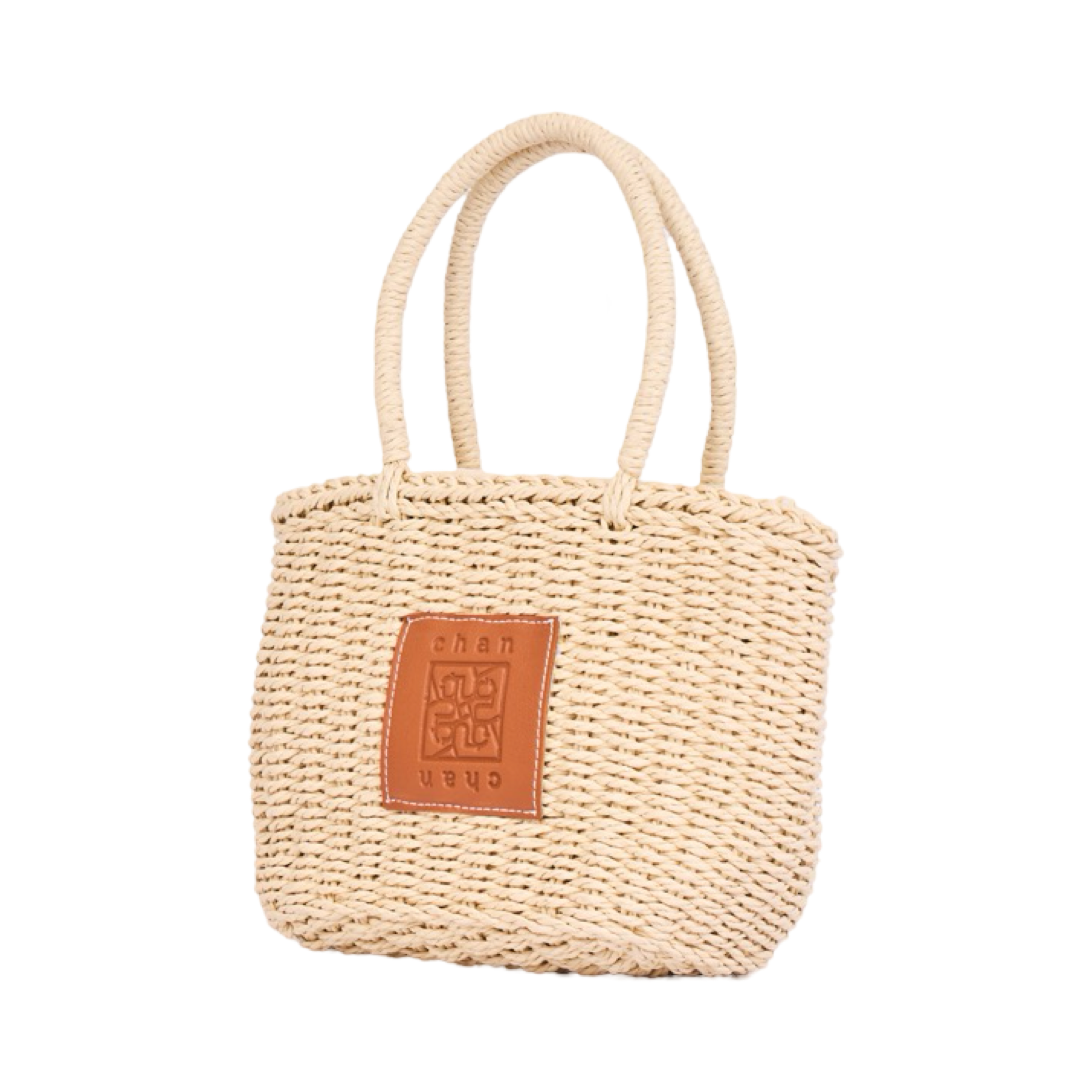 Everyday Earth – Straw Mini Basket Bag – Beige