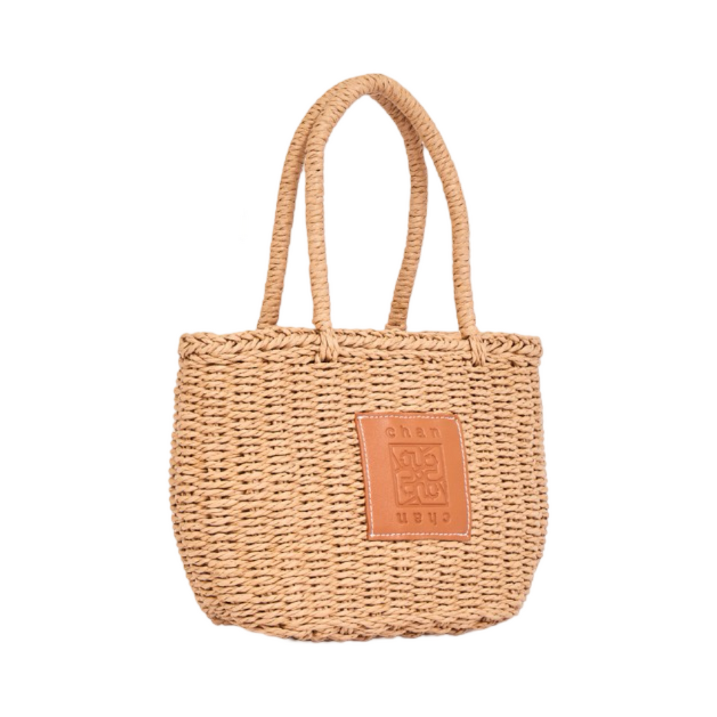 Everyday Earth – Straw Mini Basket Bag – Brown