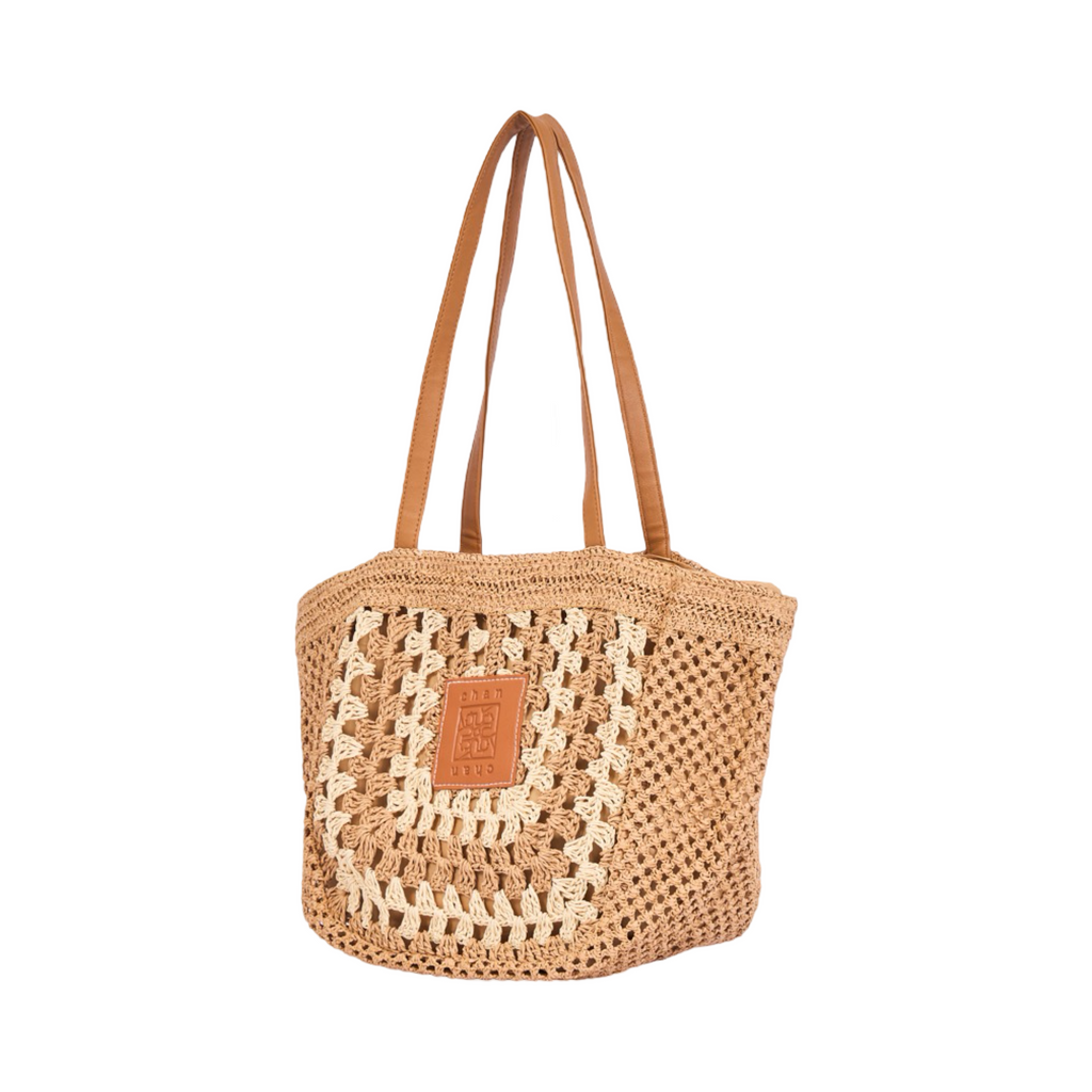 Everyday Earth – Straw Tote Bag – Brown