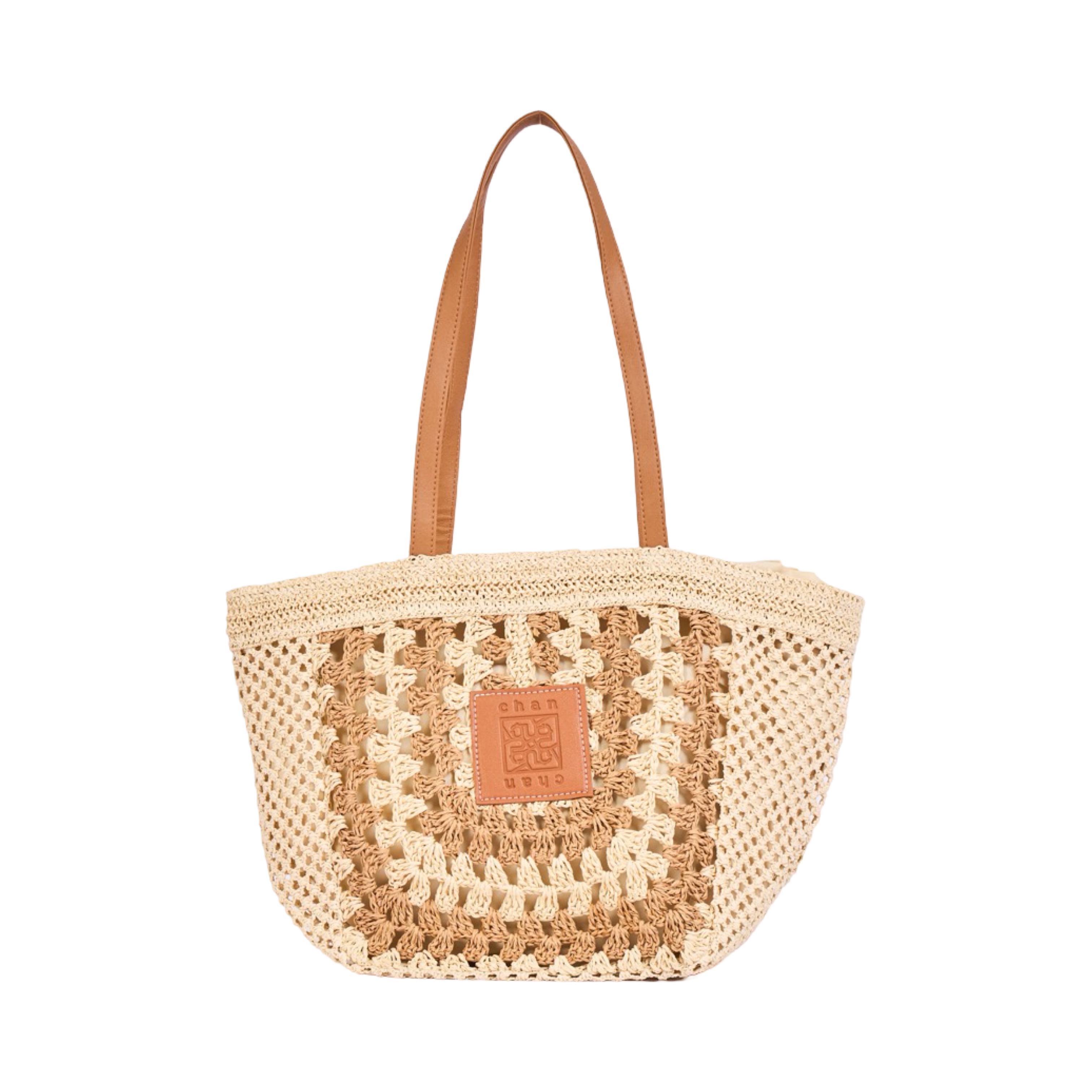Everyday Earth – Straw Tote Bag – Beige