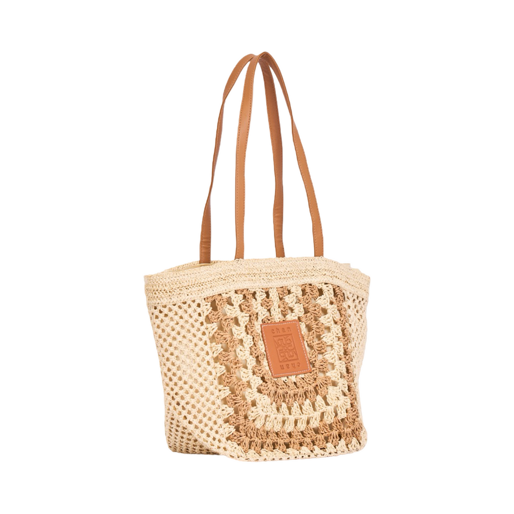 Everyday Earth – Straw Tote Bag – Beige