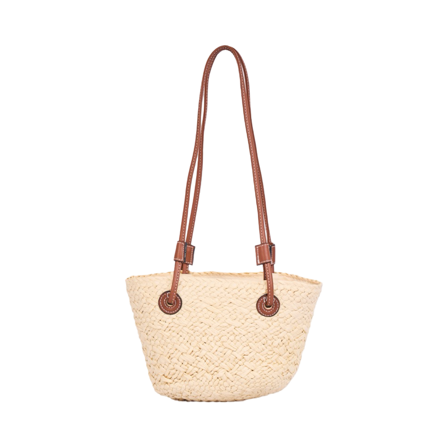 Everyday Earth – Mini Straw Bag – Beige Brown