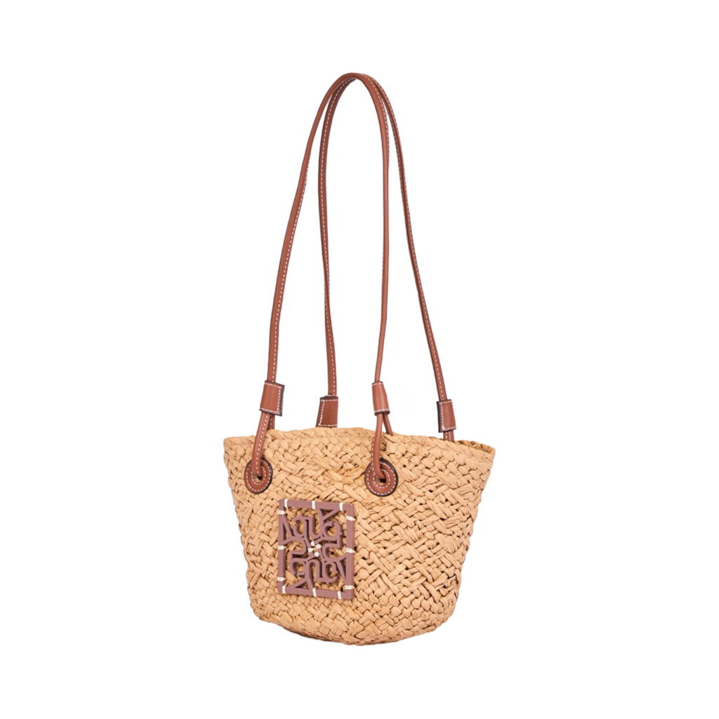 Everyday Earth – Mini Straw Bag – All Brown