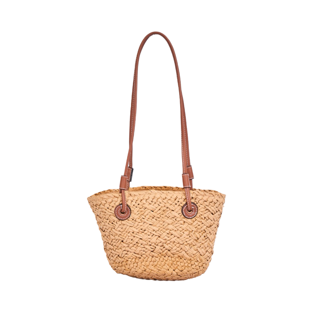 Everyday Earth – Mini Straw Bag – All Brown