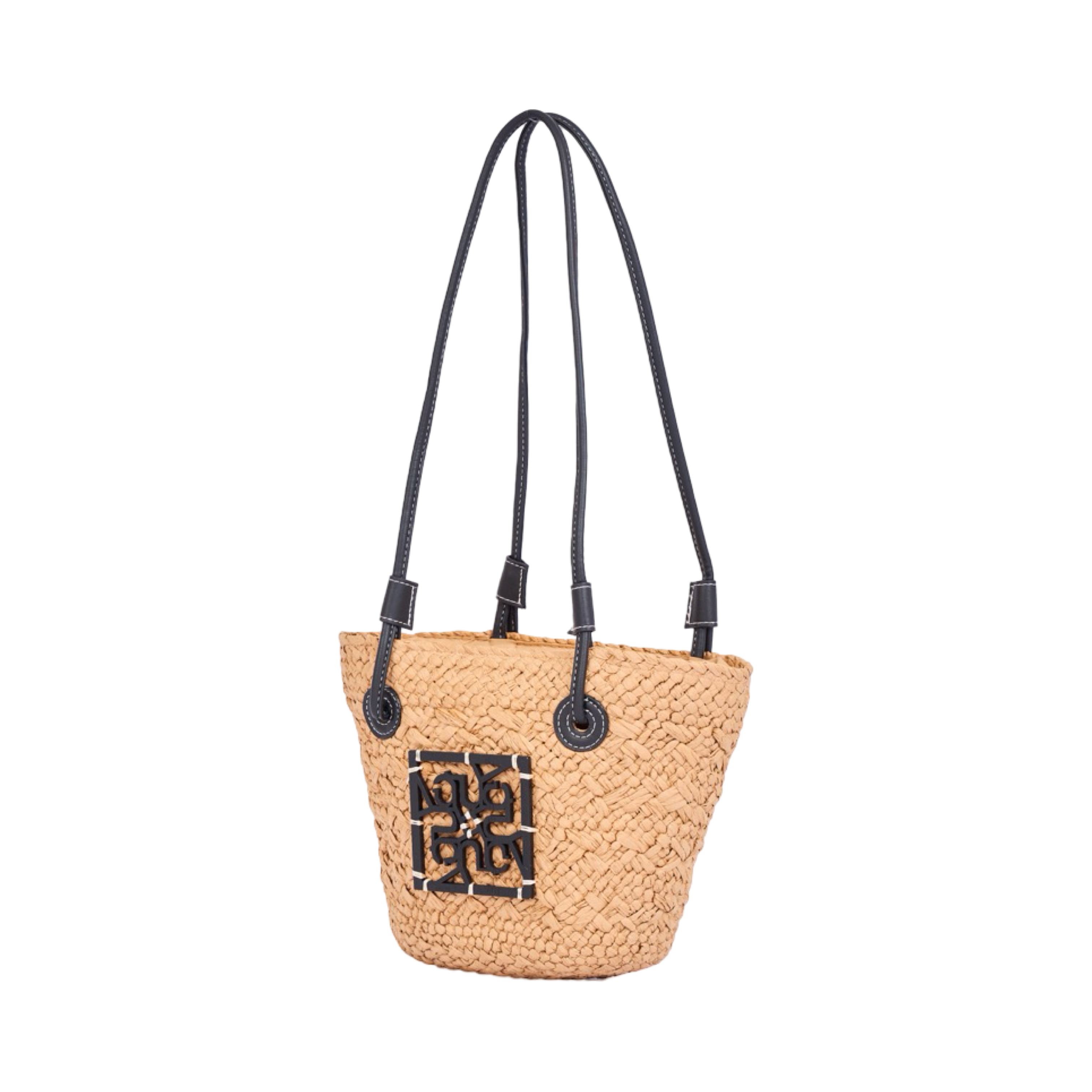 Everyday Earth – Mini Straw Bag – Brown Black