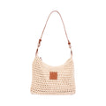 Knitted Shoulder Bag - White