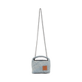 Midnight Weave – Denim Crossbody Bag S - Light