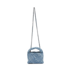 Signature Weave – Denim Crossbody Bag S – Stonewashed