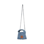 Signature Weave – Denim Crossbody Bag S – Washed