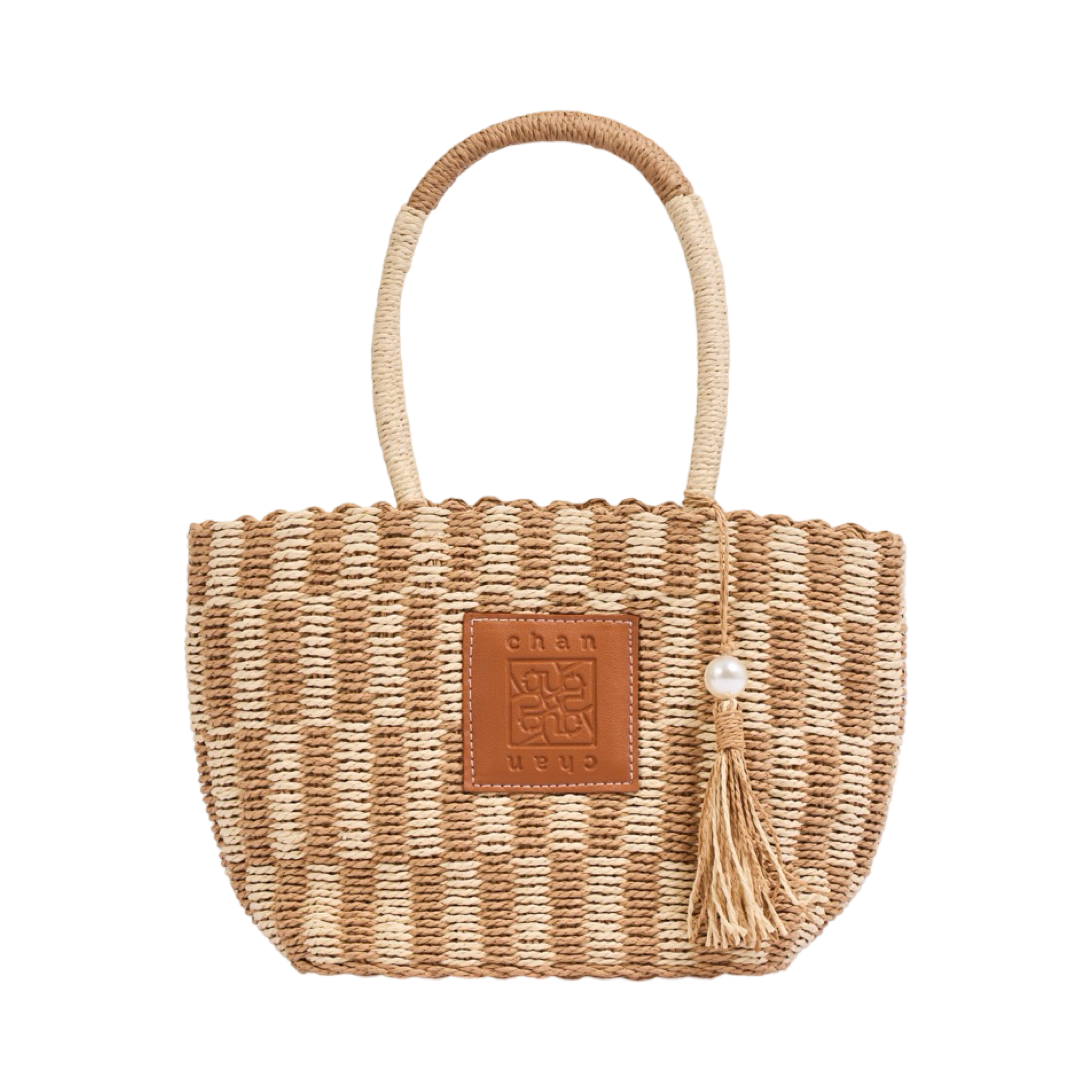 Everyday Earth – Straw Tote Bag – Brown