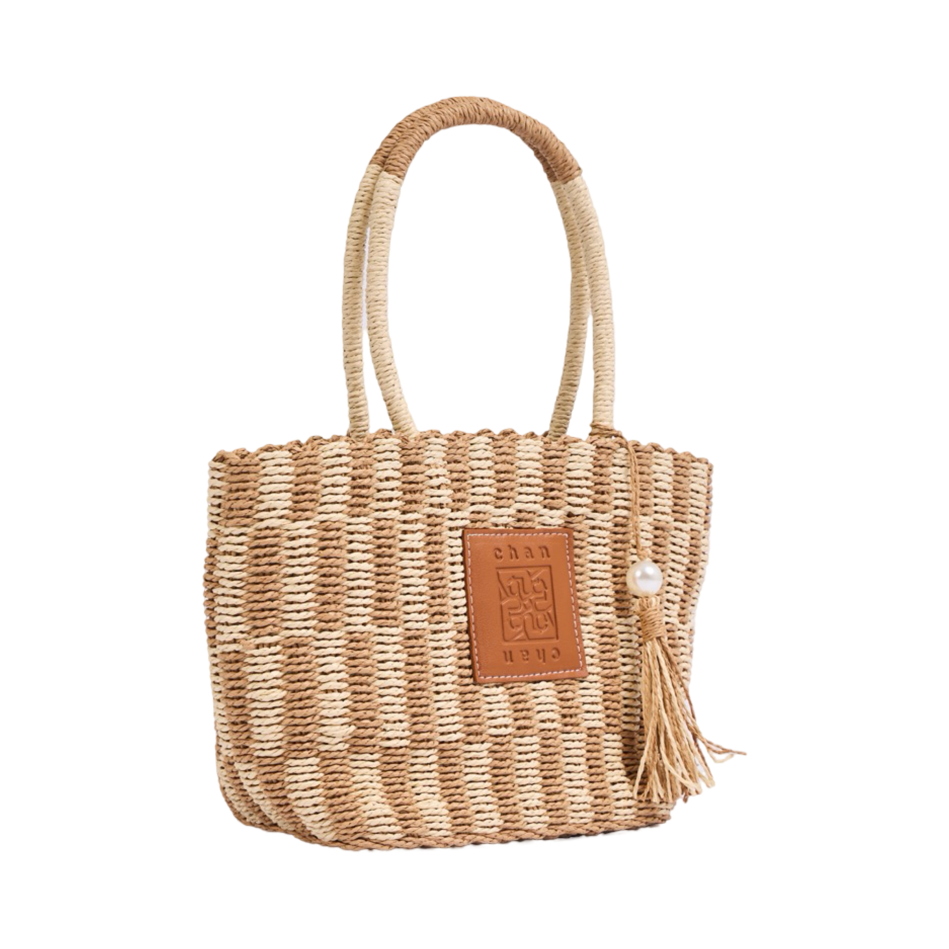 Everyday Earth – Straw Tote Bag – Brown