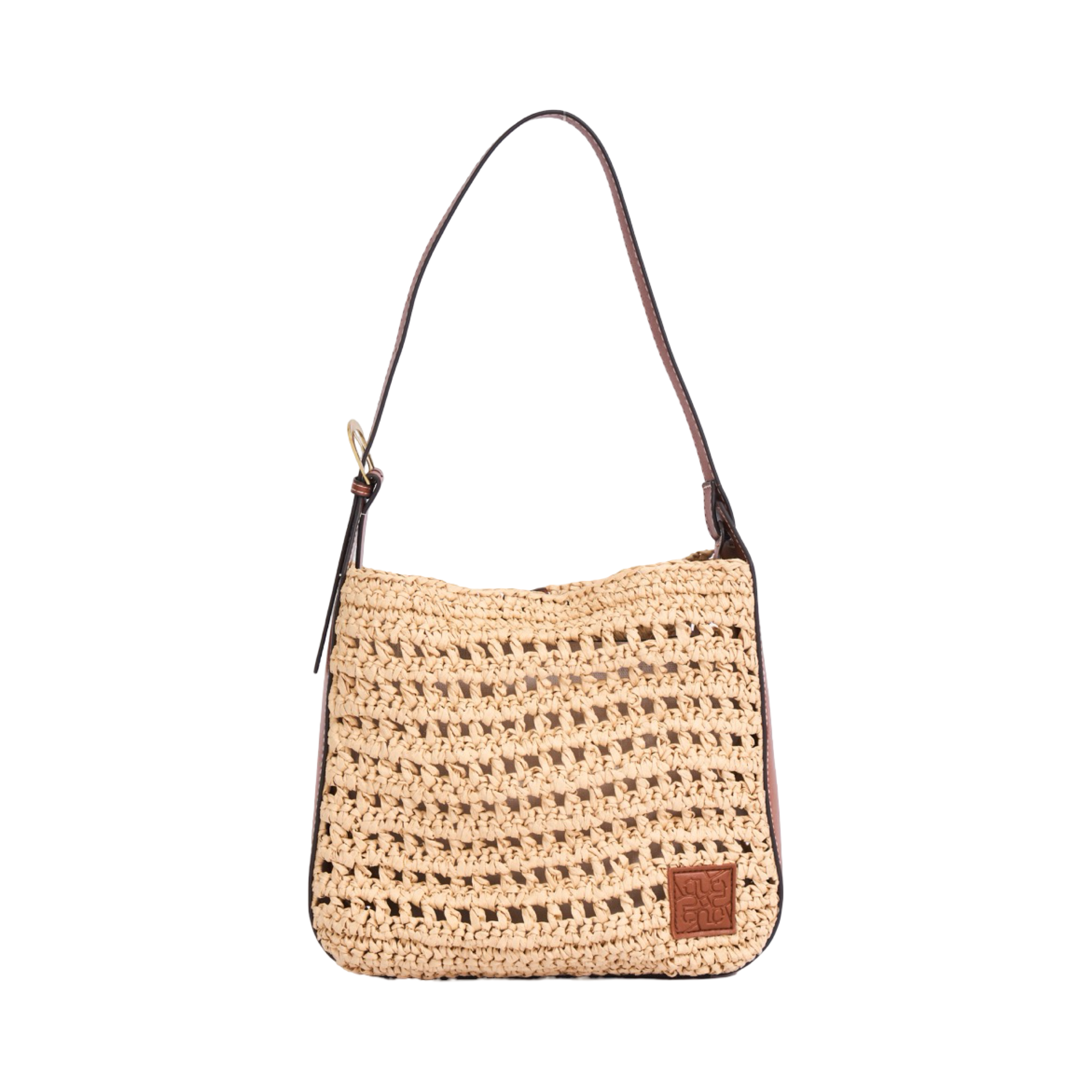 Everyday Earth – Straw Shoulder Bag – Beige