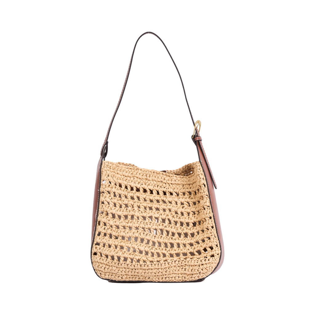 Everyday Earth – Straw Shoulder Bag – Beige