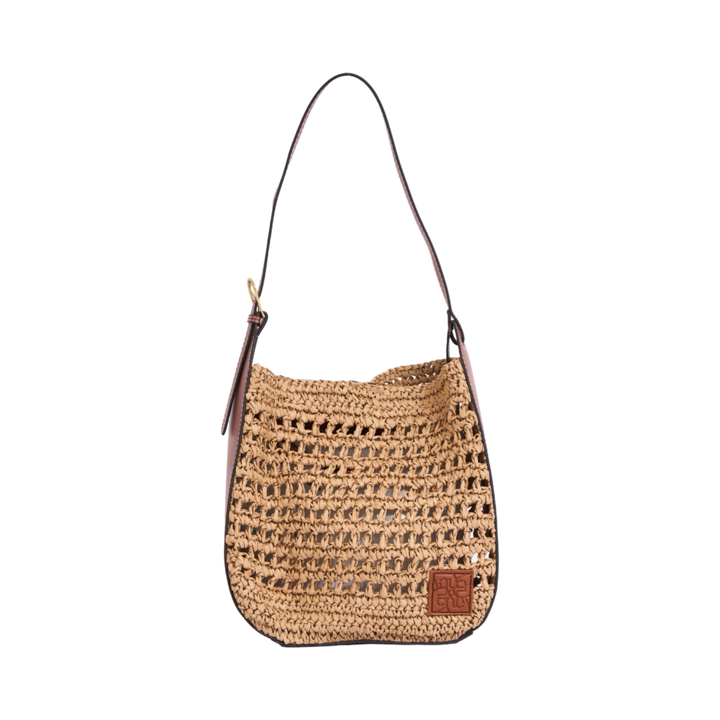 Everyday Earth – Straw Shoulder Bag – Brown