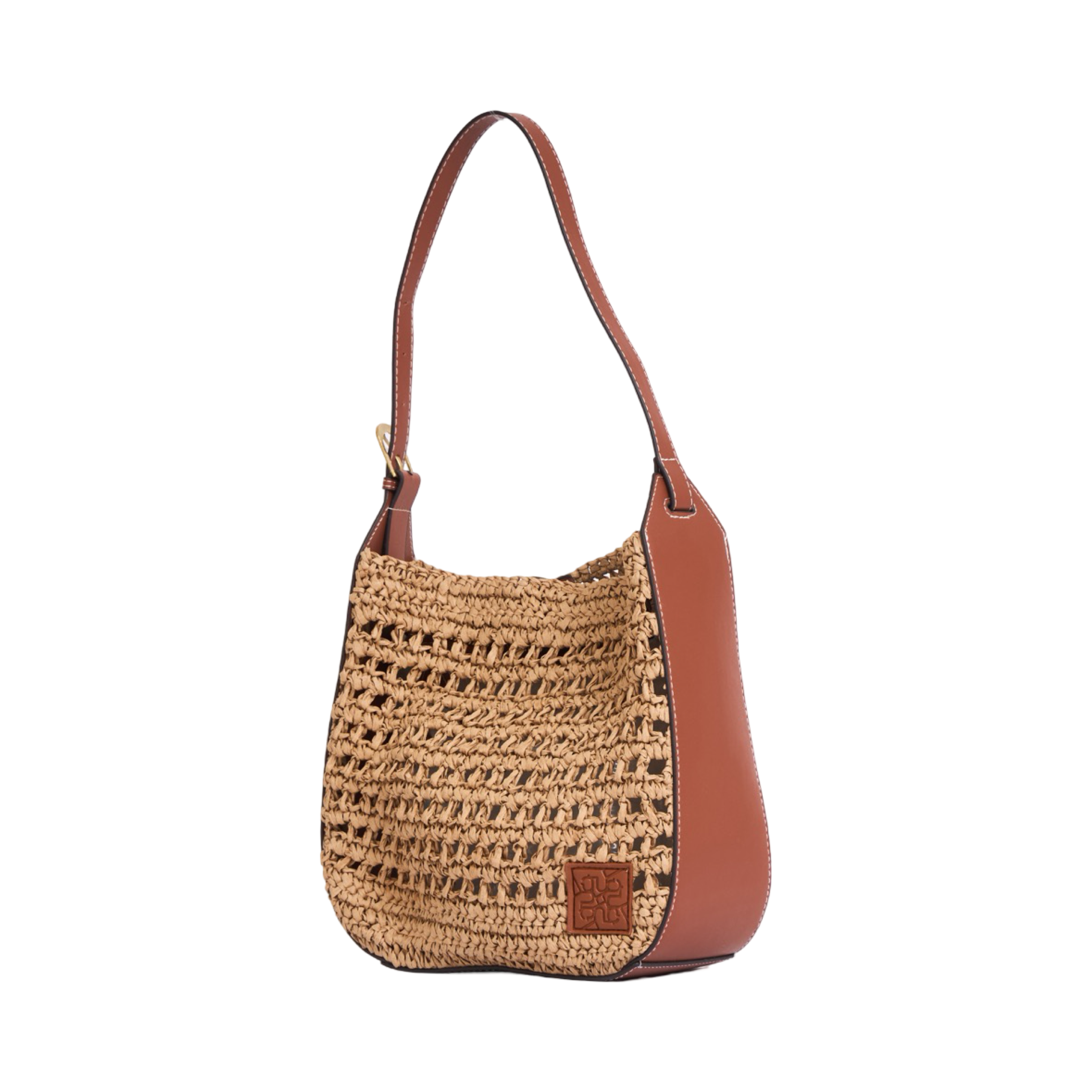 Everyday Earth – Straw Shoulder Bag – Brown