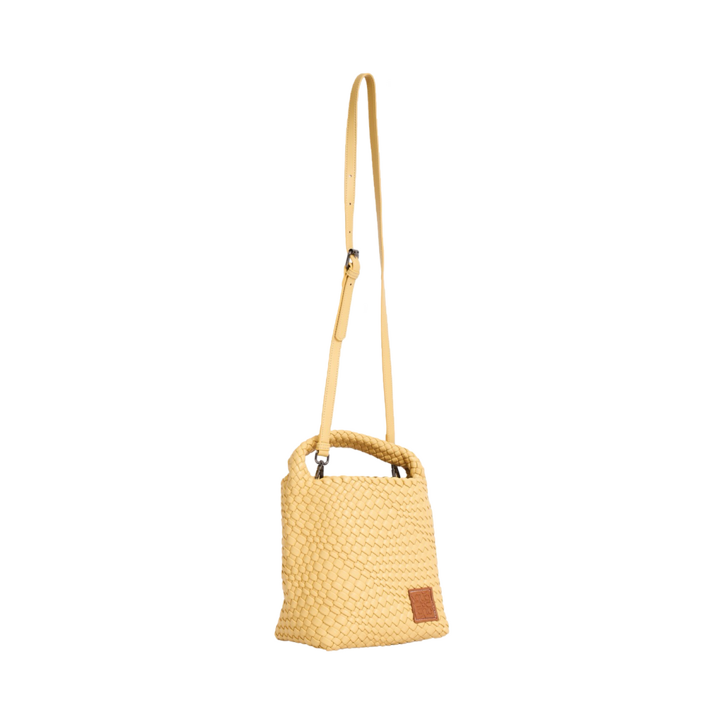 Woven Tote Bag M - Light Yellow