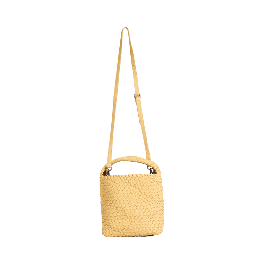 Woven Tote Bag M - Light Yellow