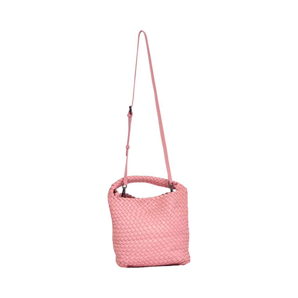 Woven Tote Bag M - Rose Pink