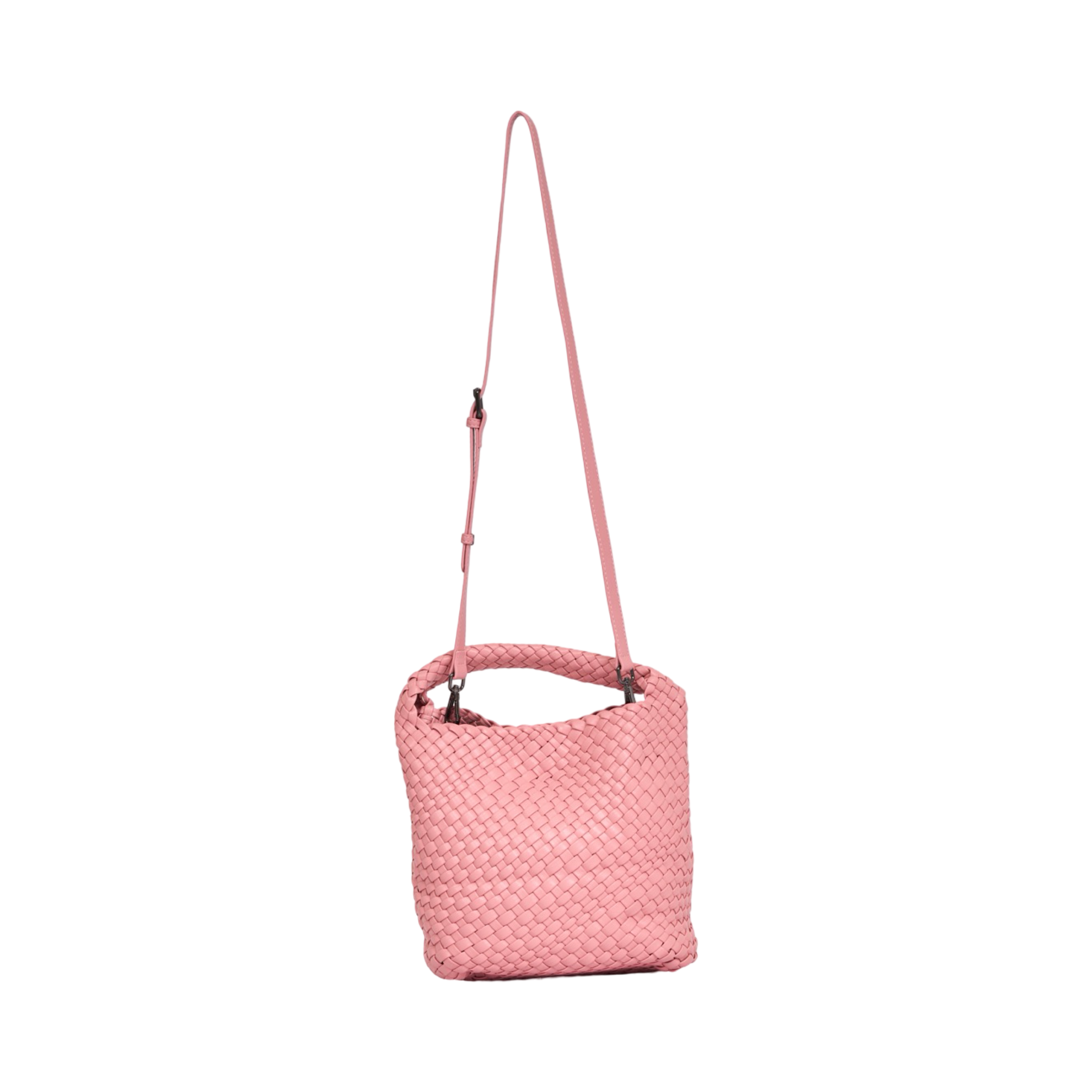 Woven Tote Bag M - Rose Pink