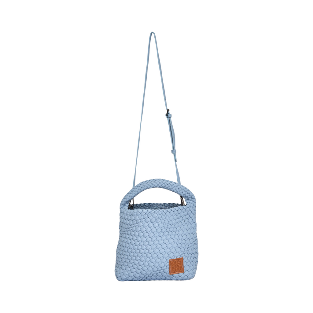 Woven Tote Bag M - Baby Blue