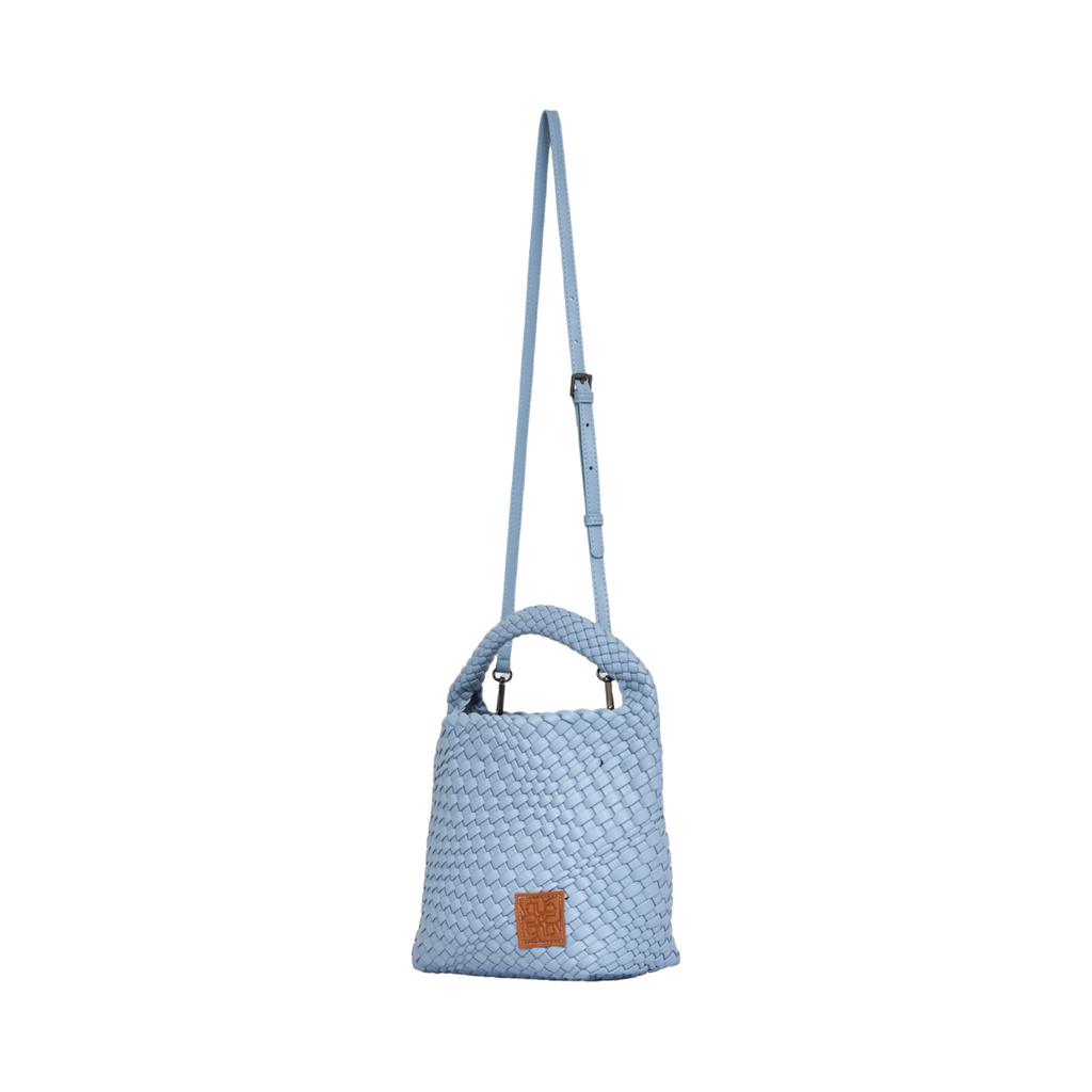 Woven Tote Bag M - Baby Blue