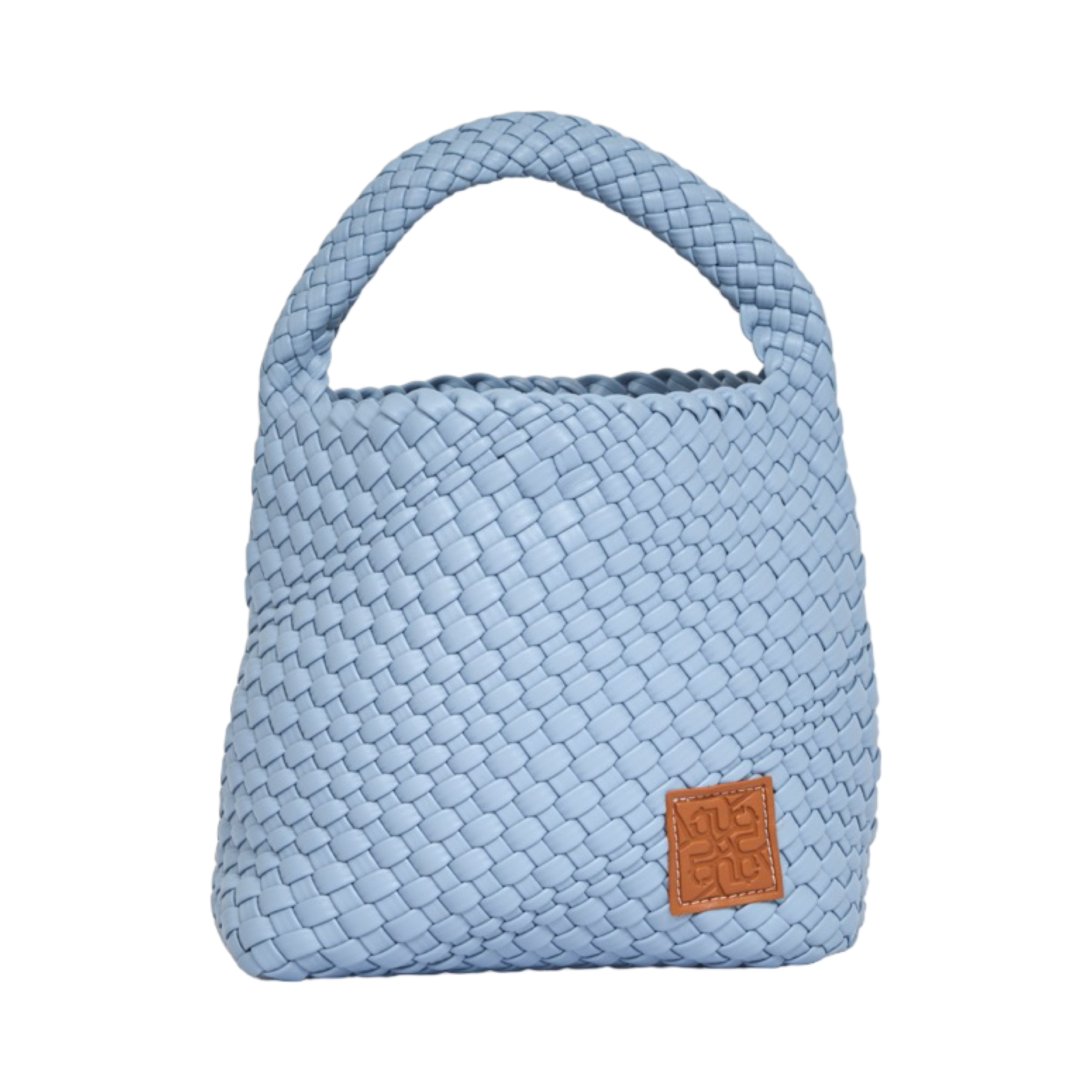 Woven Tote Bag M - Baby Blue