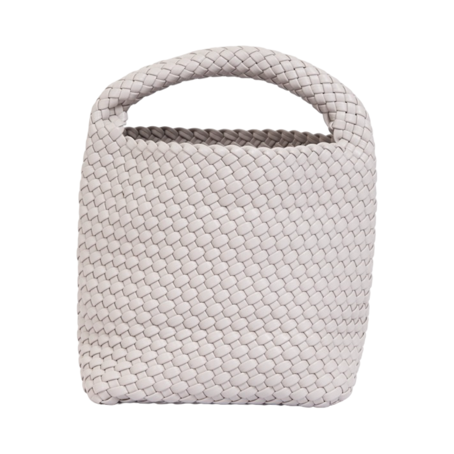 Woven Tote Bag M - Smoky Light Grey
