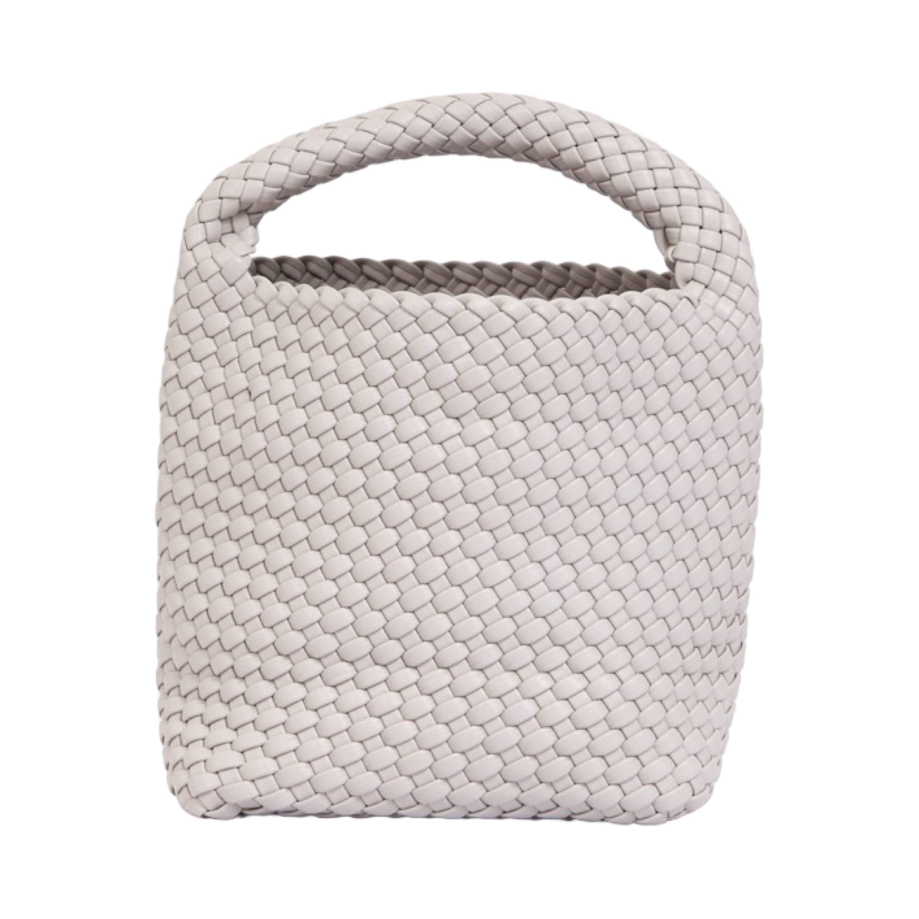 Woven Tote Bag M - Smoky Light Grey