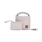 Signature Weave – Hobo M – Smoky Light Grey