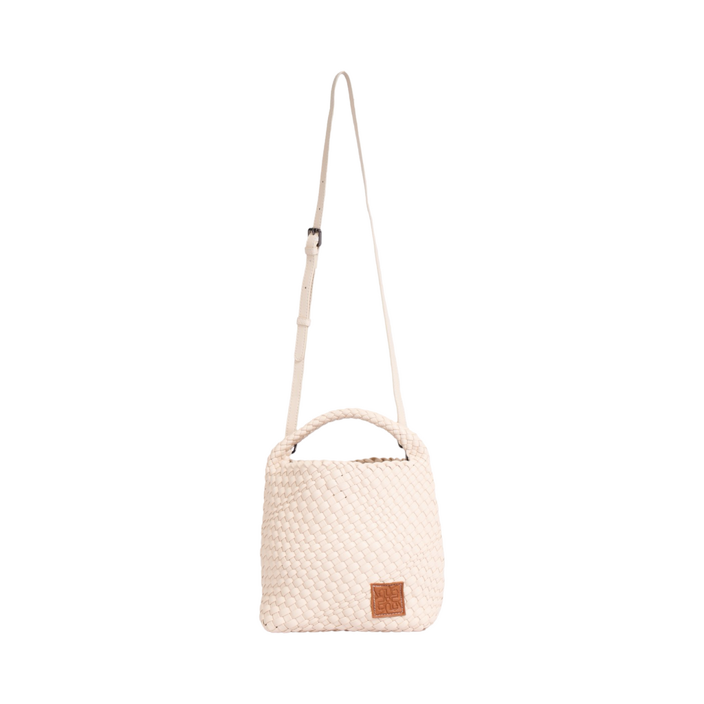 Woven Tote Bag M - Ivory