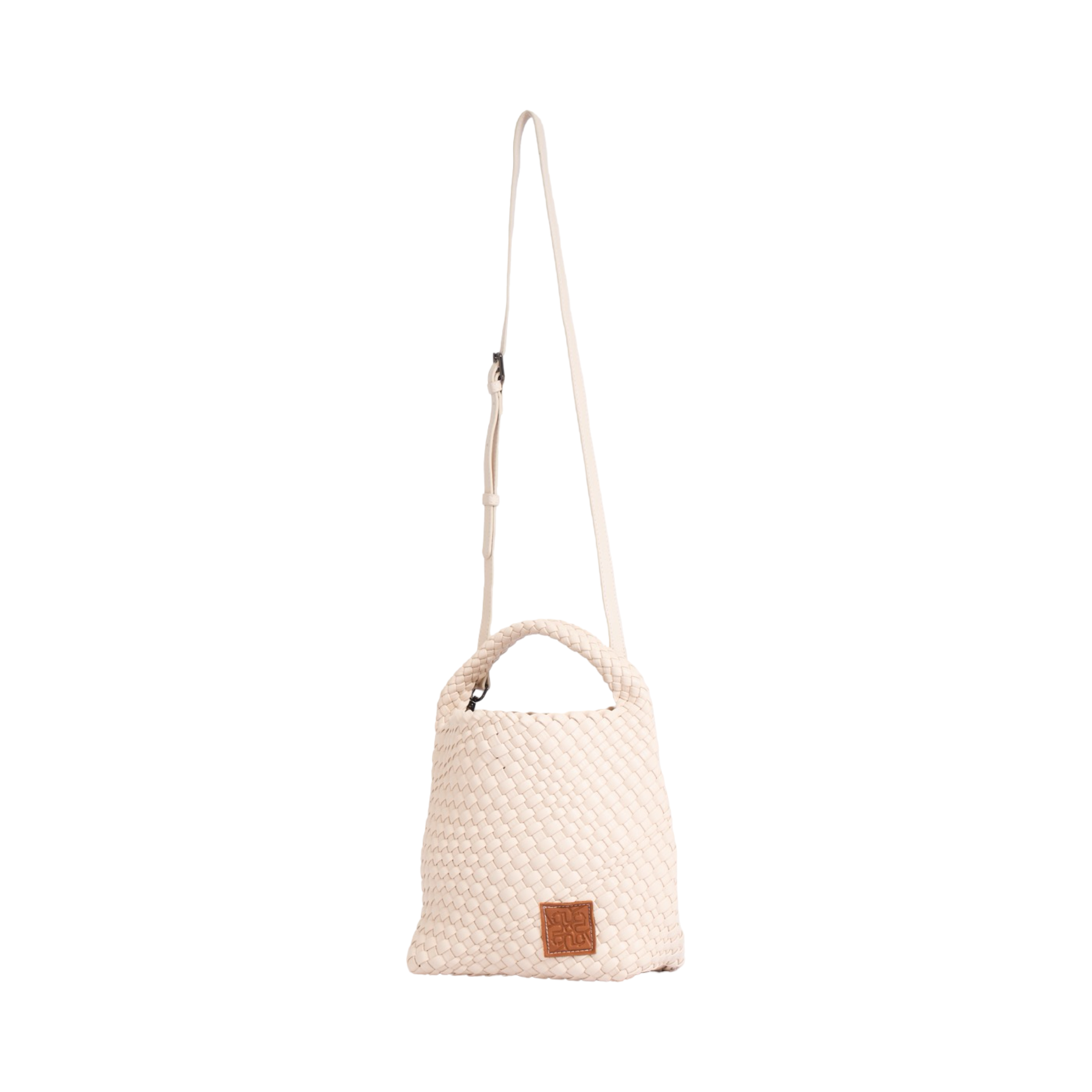Woven Tote Bag M - Ivory