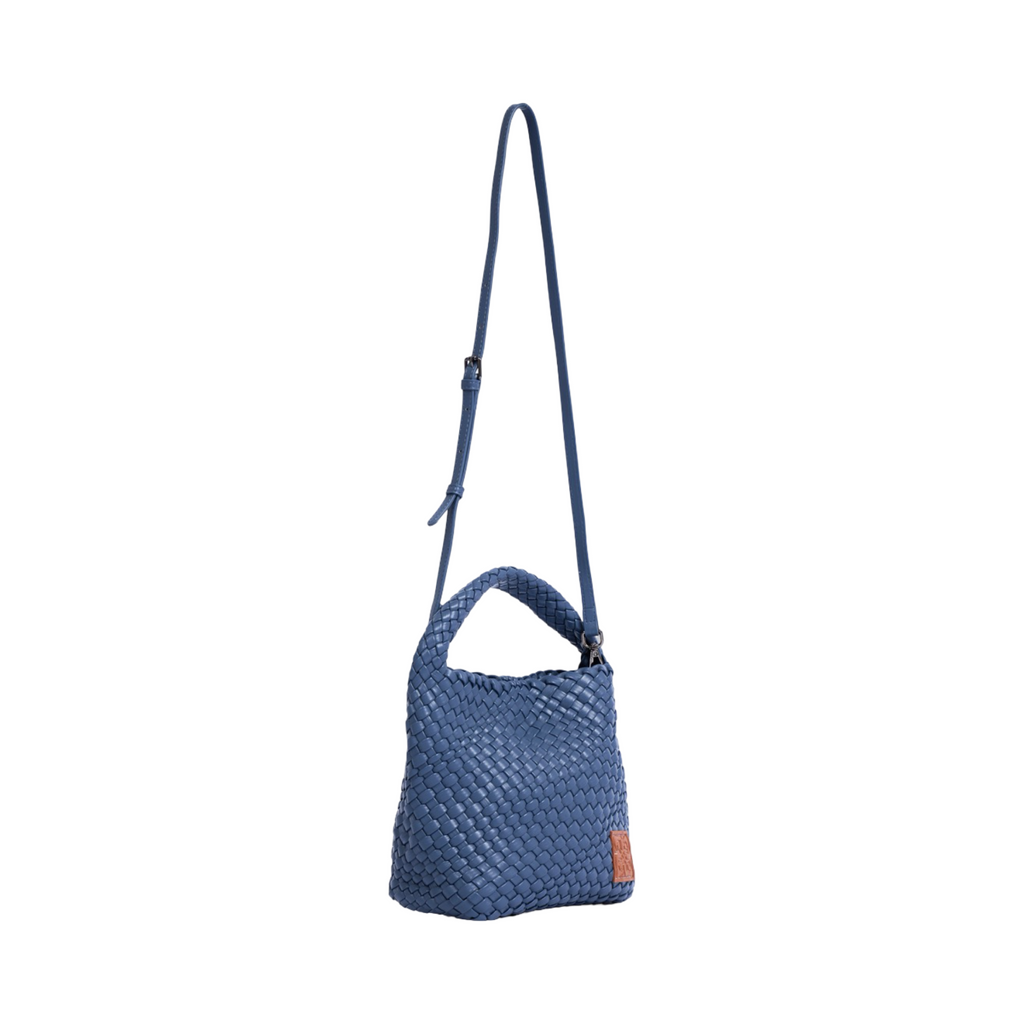 Woven Tote Bag M – Ash Blue