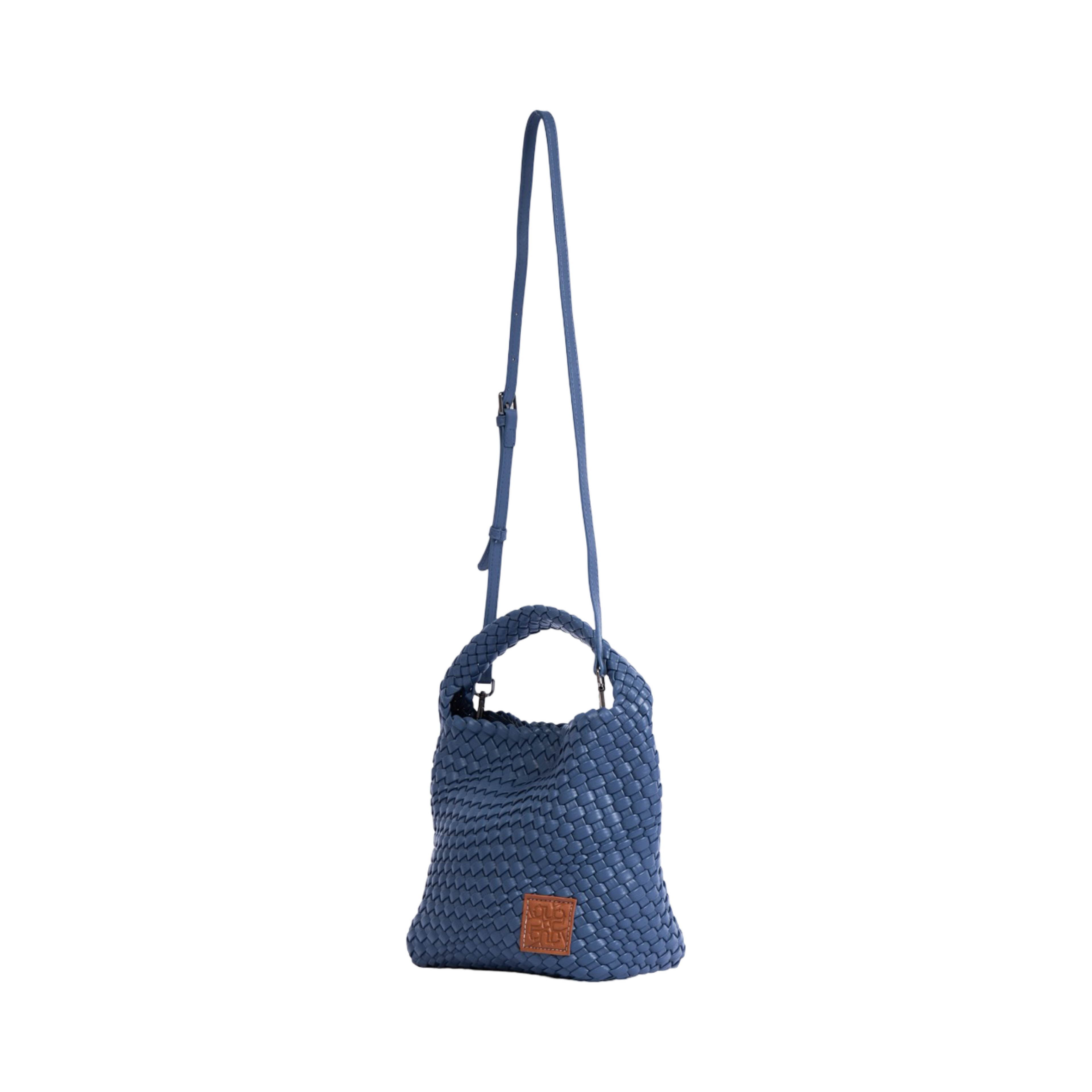 Woven Tote Bag M – Ash Blue