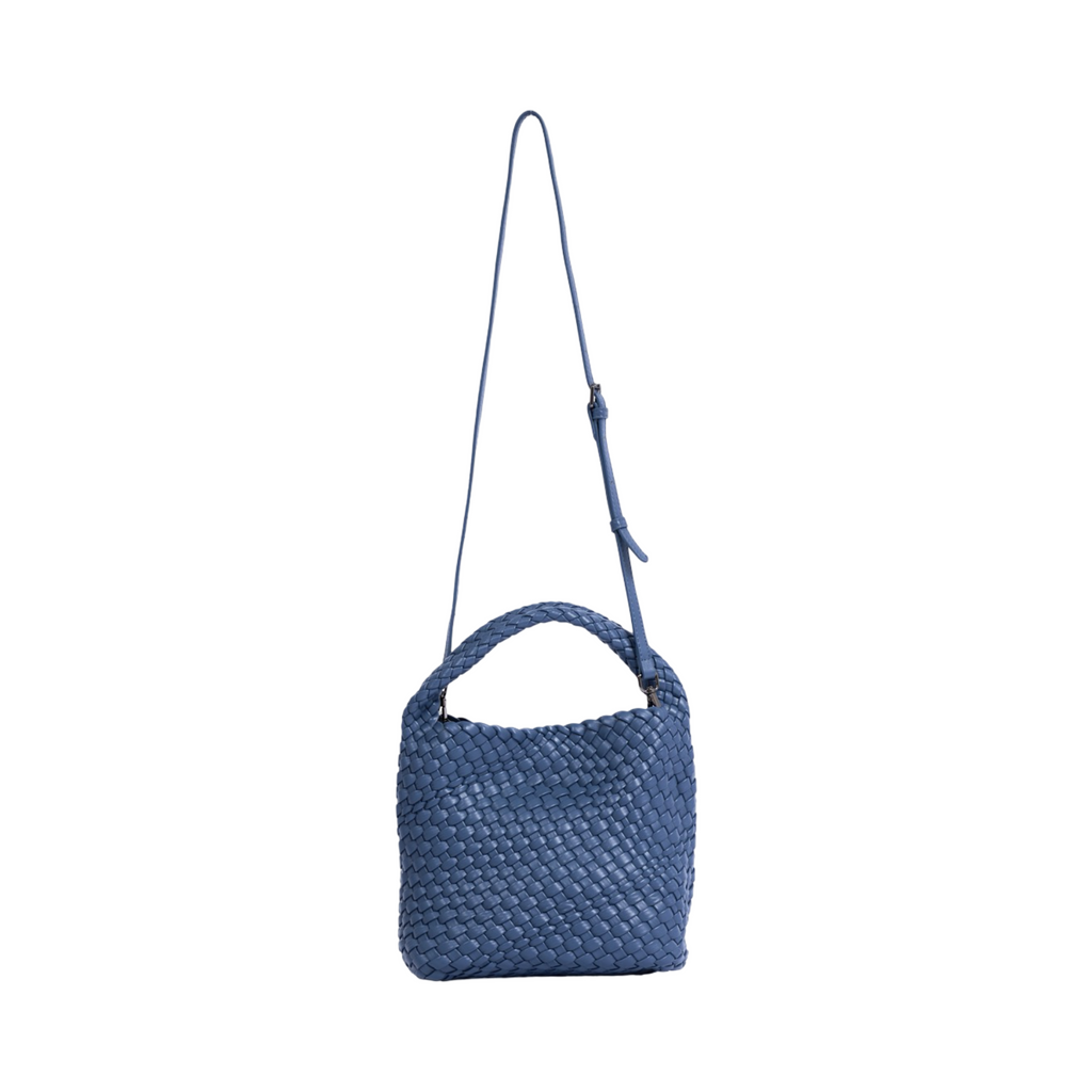 Woven Tote Bag M – Ash Blue