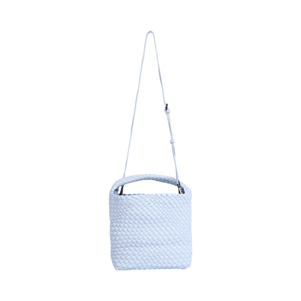 Woven Tote Bag M – Cotton Blue