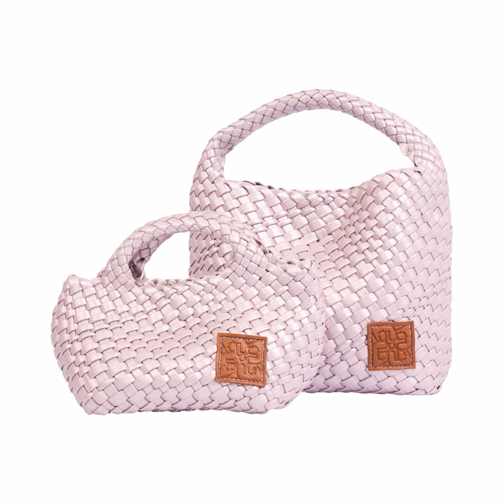 Signature Weave – Hobo M – Rose Quartz