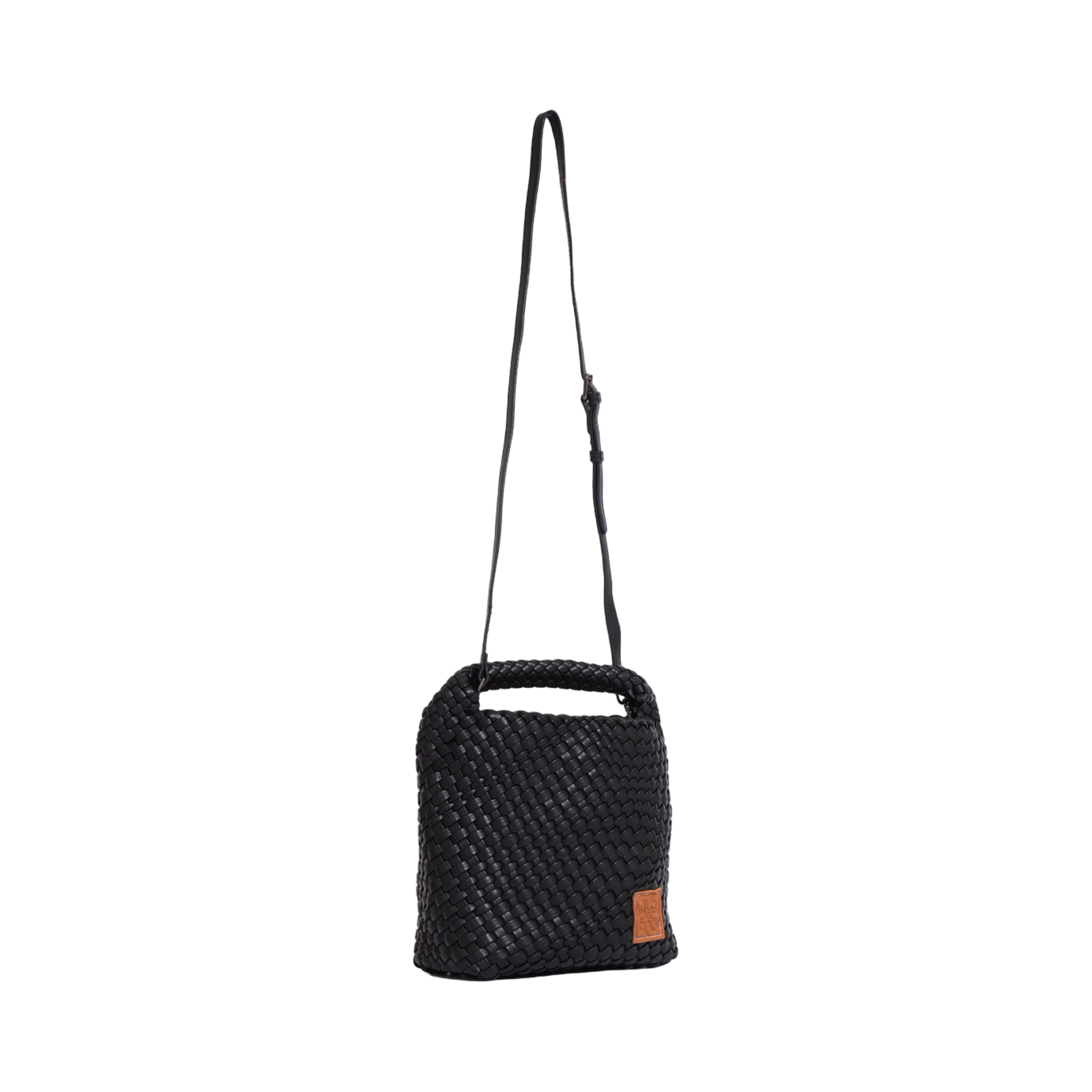 Woven Tote Bag M - Black