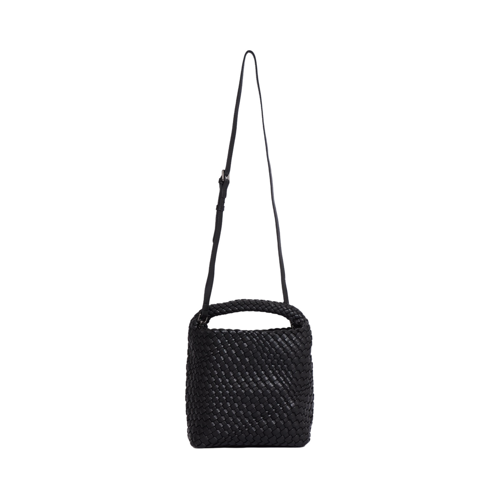 Woven Tote Bag M - Black