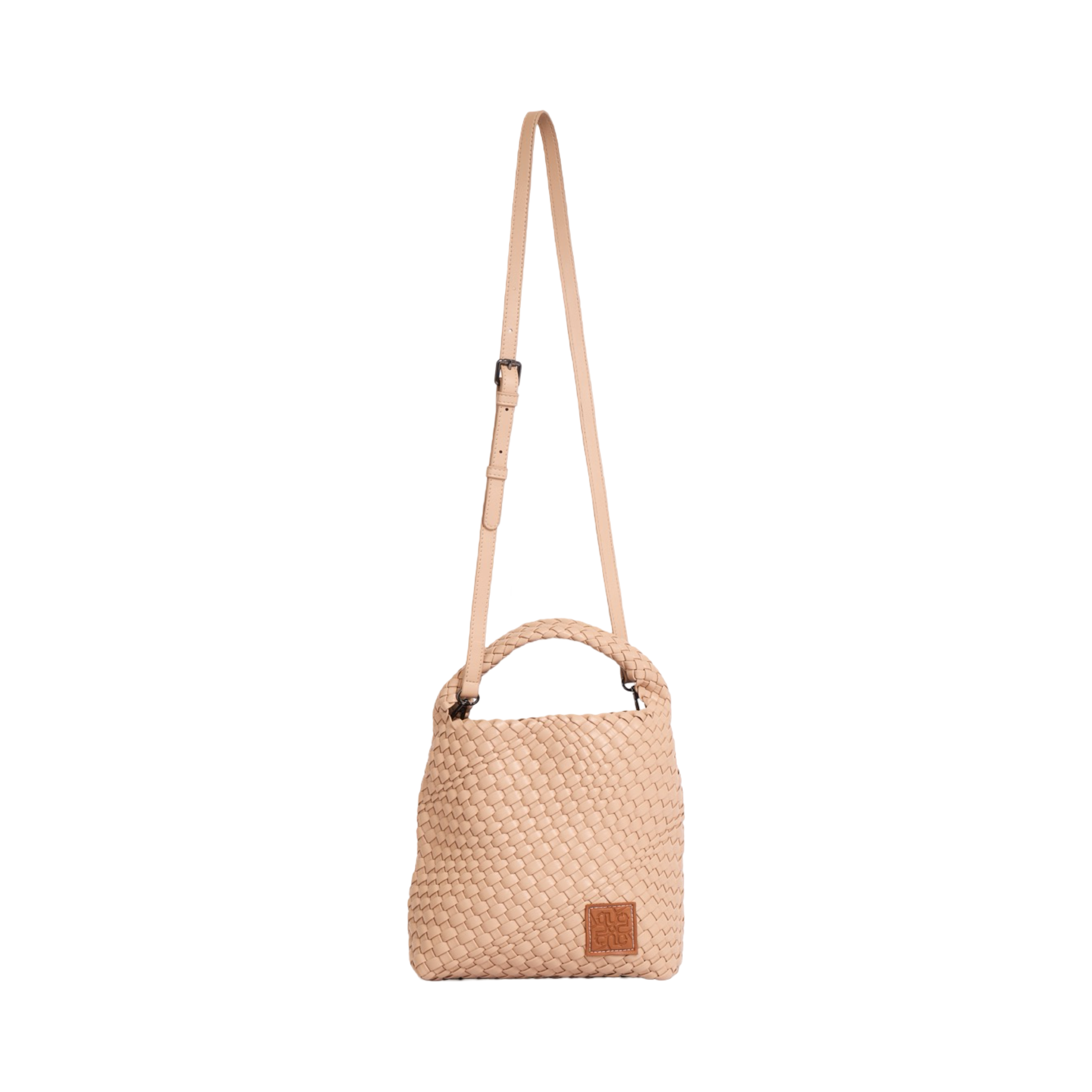 Woven Tote Bag M - Khaki