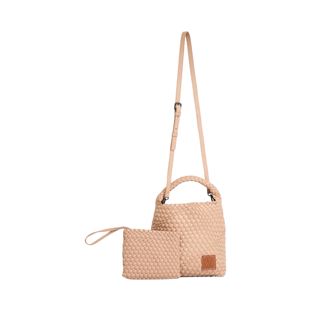 Woven Tote Bag M - Khaki