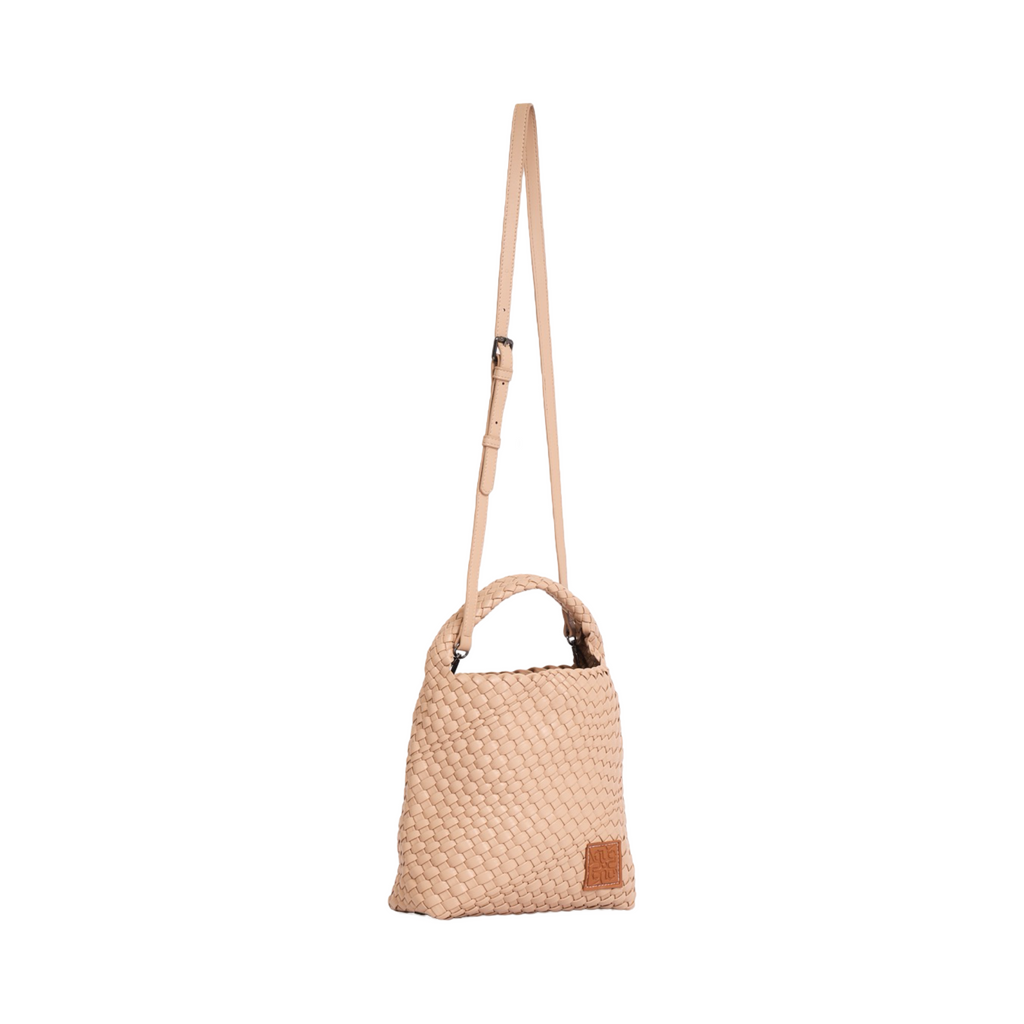 Woven Tote Bag M - Khaki