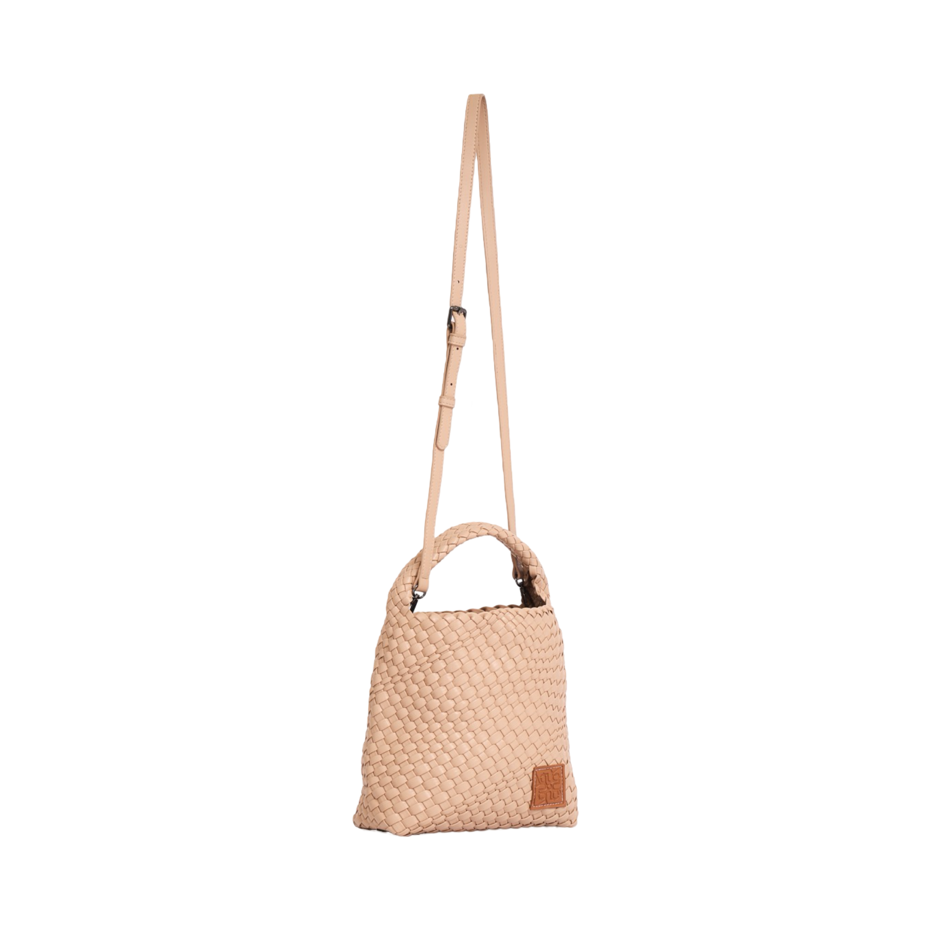 Woven Tote Bag M - Khaki