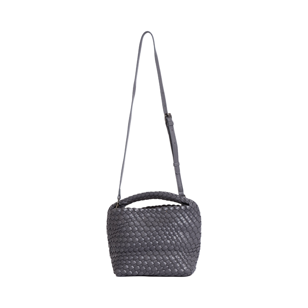 Woven Tote Bag M - Grey