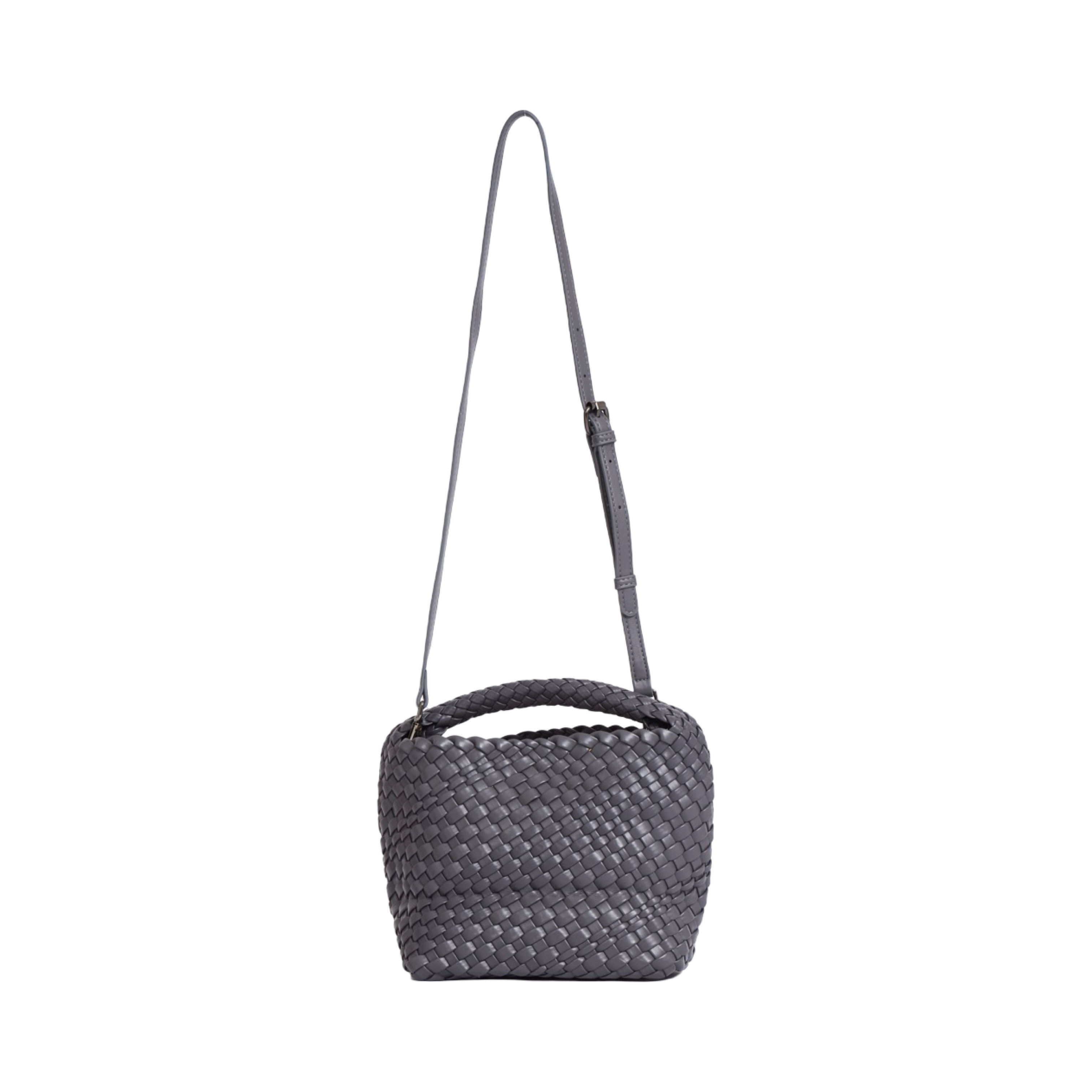 Woven Tote Bag M - Grey